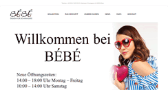 Desktop Screenshot of bebe-umstandsmode.com